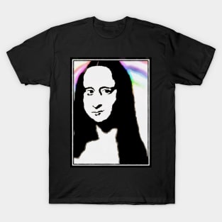 Mona Lisa Digital Profile T-Shirt